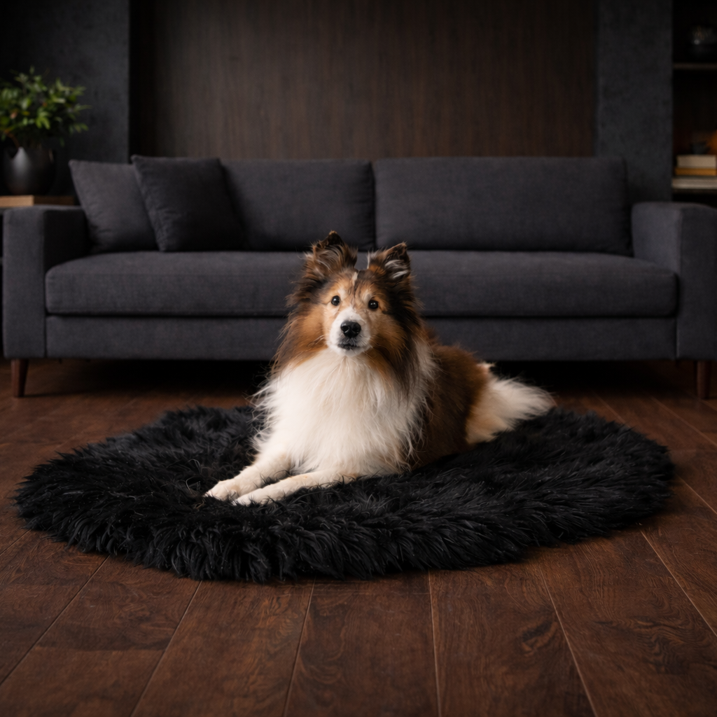 Pup Rug — Curve Midnight Black